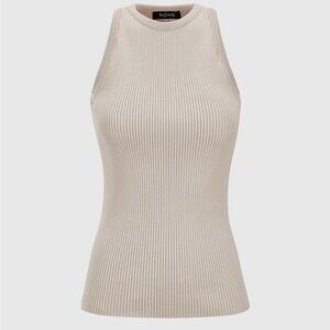 NOVO CURATED Sleeveless Cotton Sweater